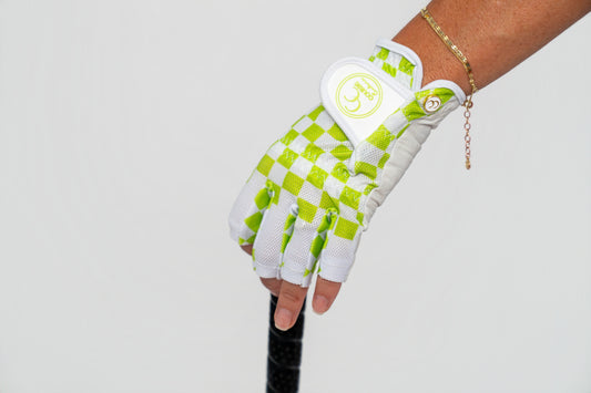The Electric Lime Half Glove