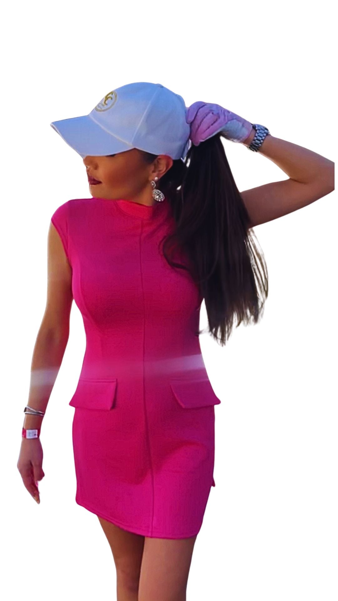 Course Couture Hat - Course Couture Womens Golf Glove GolfGlove with Ring Hole Wedding Ring Golf Apparel accessories