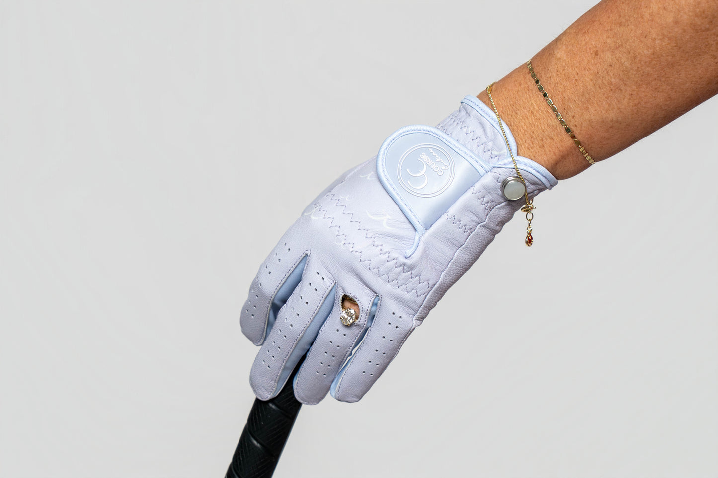 The Birdie Luxe Glove - Course Couture Womens Golf Glove GolfGlove with Ring Hole Wedding Ring Golf Apparel accessories