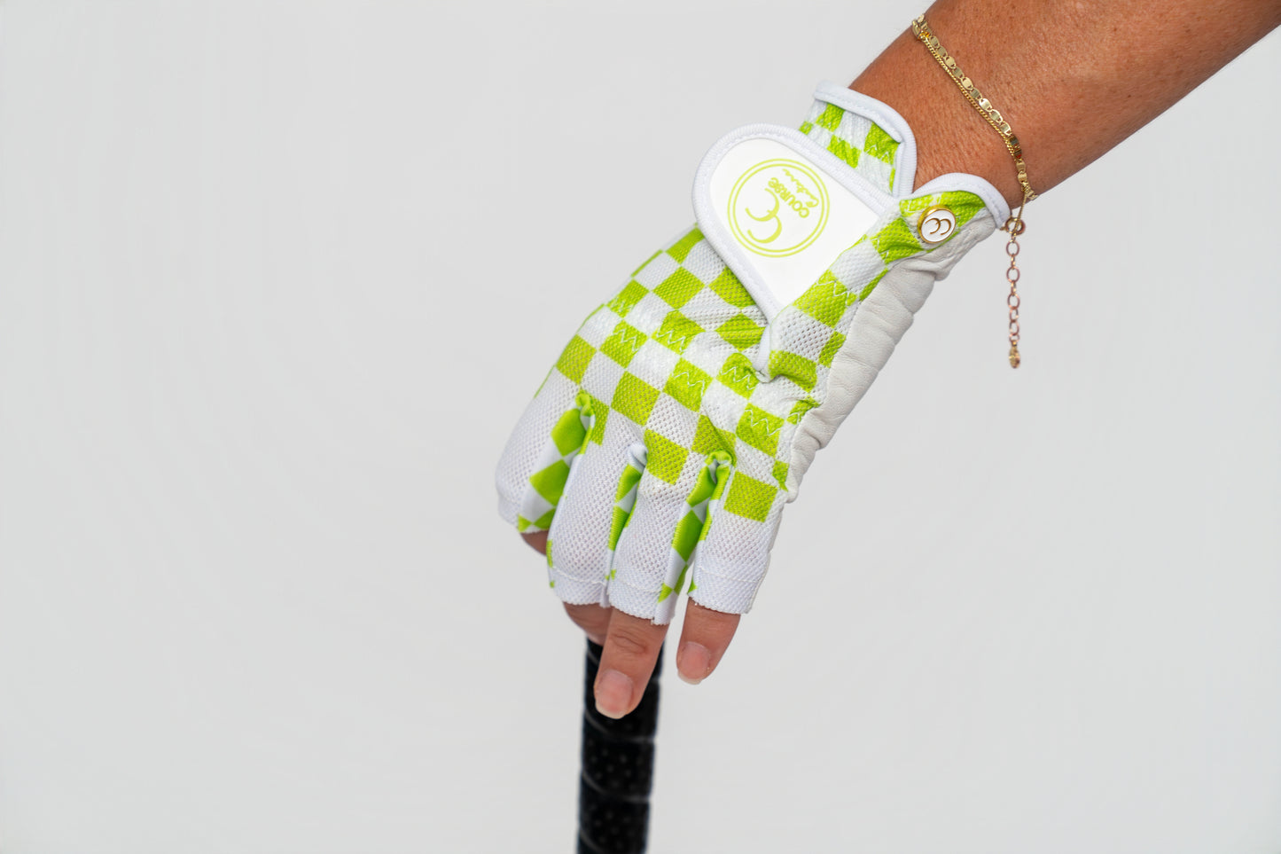 The Electric Lime Half Glove