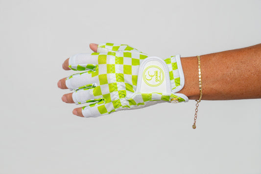 The Electric Lime Half Glove